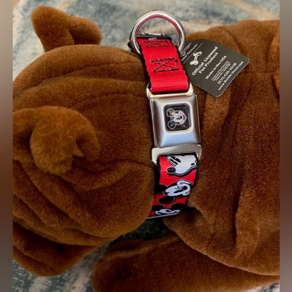 Disney Buckle Down Mickey Dog Collar